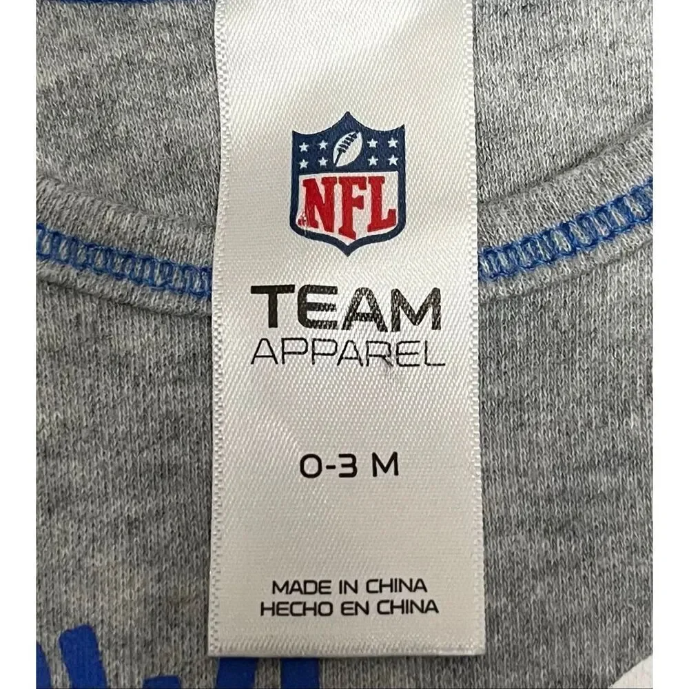 Team Apparel Los Angeles Rams Bodysuit   Boys Size 0/3 Months